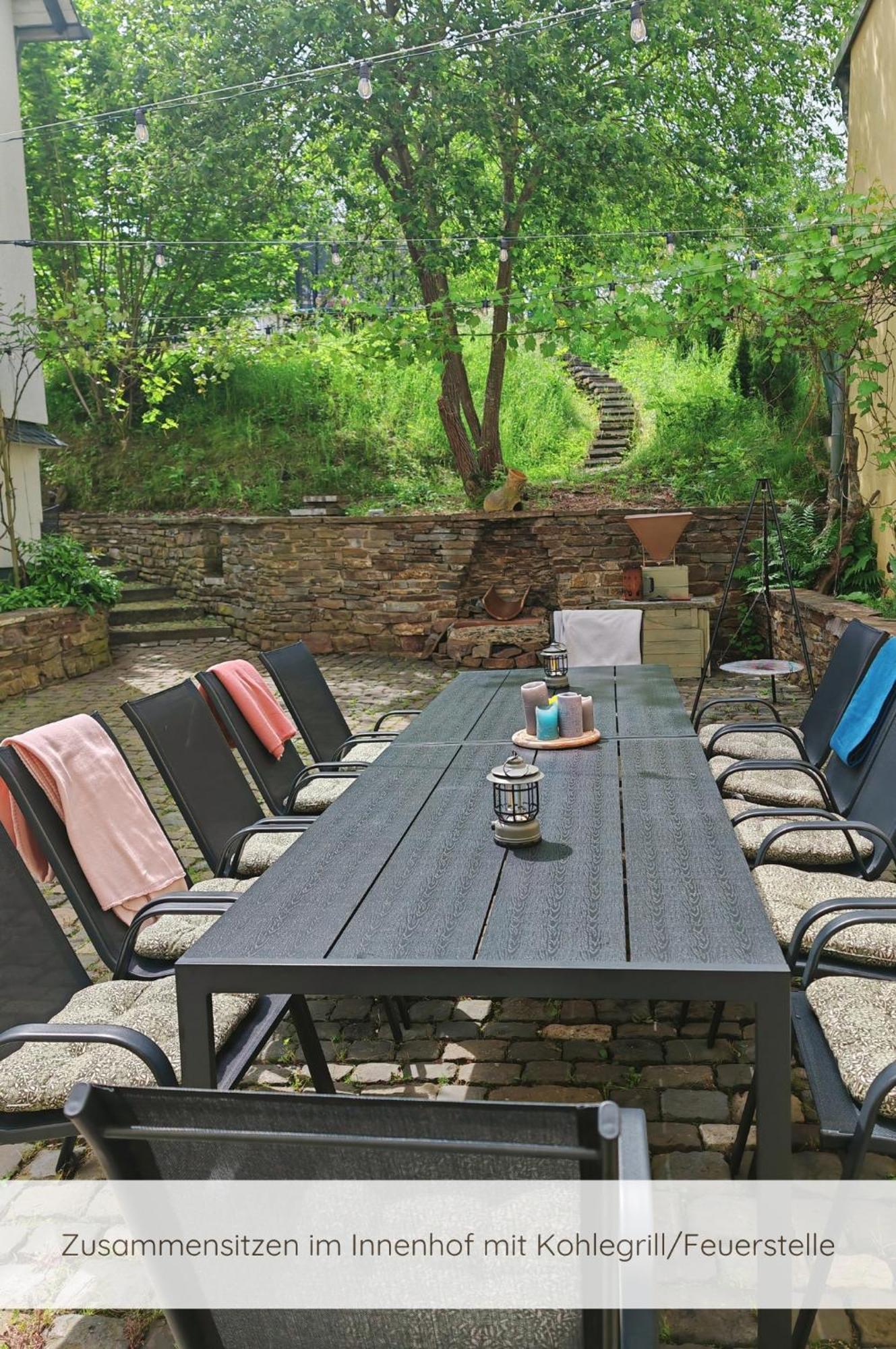 Hofgut Eveshausen - Das Ferienhaus In Der Natur Fuer Familien Und Gruppen Dommershausen Eksteriør bilde
